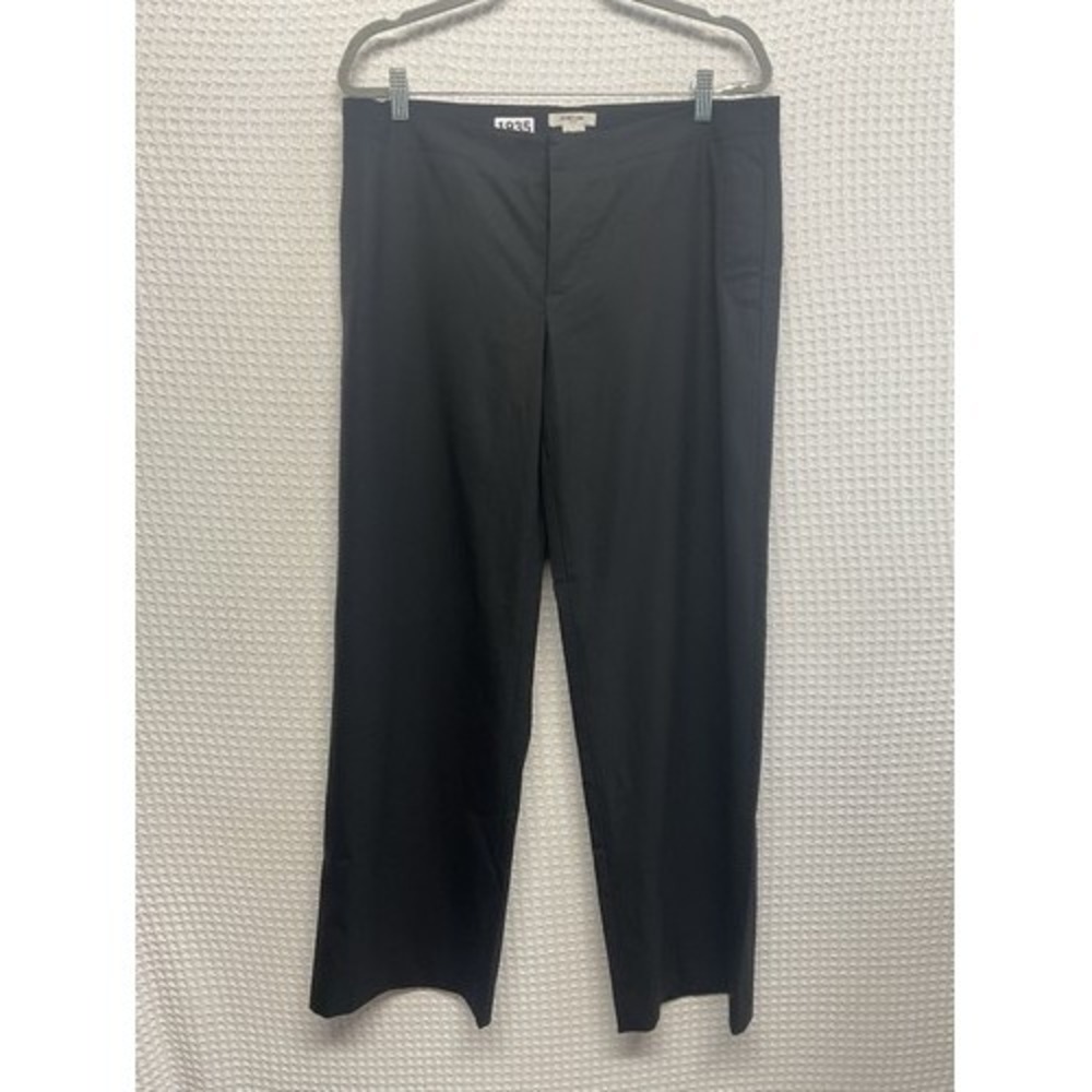 NWOT Helmut Lang Black Elegant‎ Classic Wide Leg Trousers Pants Women 10 China